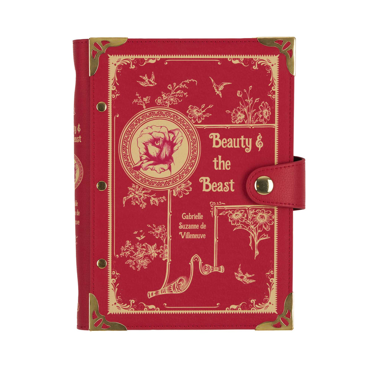 Beauty and the Beast Vegan Leather Ring Binder Notebook - Well