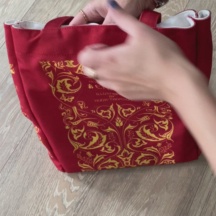 Emma Book Tote Bag - Opening