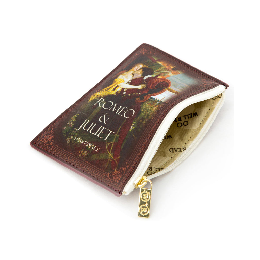 Romeo and Juliet Coin Purse by William Shakespeare featuring Ford Madox Brown's Painting design, by Well Read Co. - Back