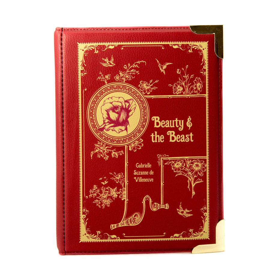 The Beauty and The Beast Red Handbag - Well Read Company – Well The Beauty and The Beast Red Handbag - Well Read Company – Well