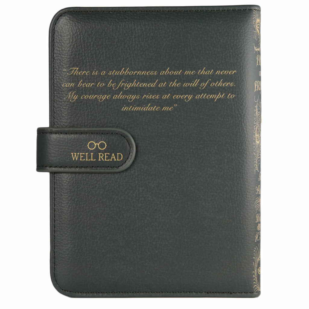 Pride & Prejudice Kindle Case: Jane Austen's Peacock Design by Well Read Co. - Back, Clasp Closed