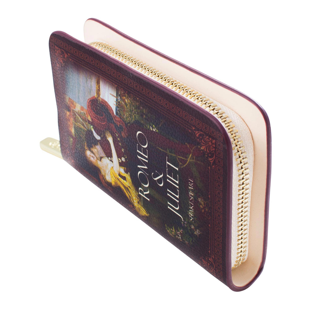 Romeo and Juliet Wallet Purse by William Shakespeare featuring Ford Madox Brown's Romeo and Juliet design, by Well Read Co. - Hand