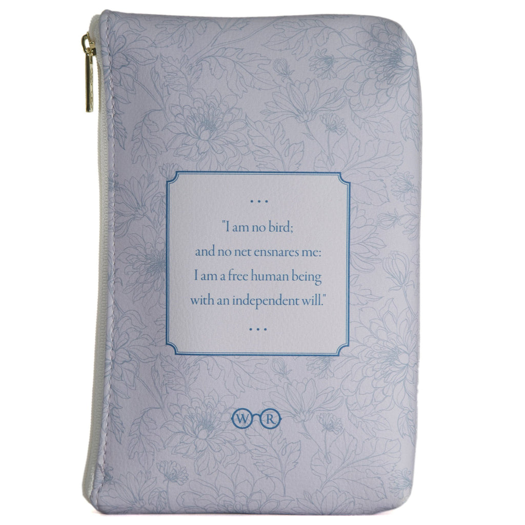 Jane Eyre Lilac Purse by Charlotte Brontȅ featuring Floral Design, by Well Read Co. - Back